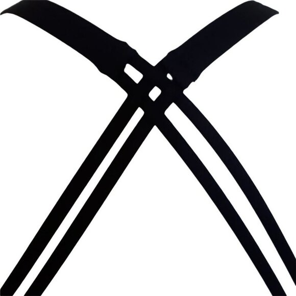 VSX Victoria's Secret Sport Green Blue Black Double Criss Cross Back Straps 32 B - Picture 6 of 11